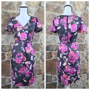 NWT Banana Republic 2 Floral Print Sheath Dress